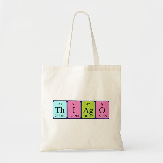 Thiago Periodentafel Tasche (Vorne)