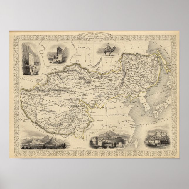 Thibet, Mongolei und Mandchurie Poster (Vorne)