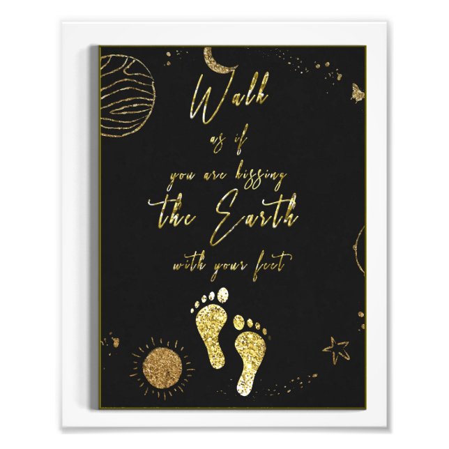 Thich Nhat Hanh Art, Thich Nhat Hanh Zitat, Buddha Fotodruck (Vorne)