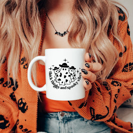 Thick Thighs & Spooky Vibes Halloween Kaffeetasse