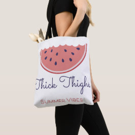 Thick Thighs Summer Vibes Vacation Beach Party Tasche