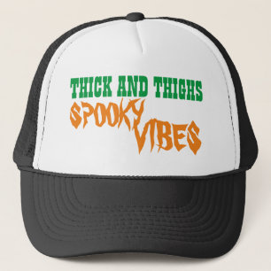 THICK UND THIGHS SPOOKVIBES TRUCKER HAT TRUCKERKAPPE