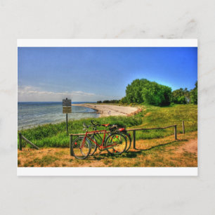 Thiessow Beach auf der Insel Rügen Postkarte