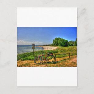 Thiessow Beach auf der Insel Rügen Postkarte