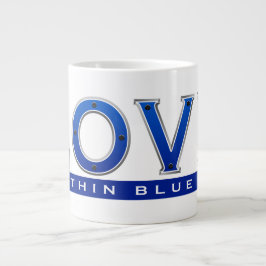 Thin Blue Line 15oz Jumbo-Tasse