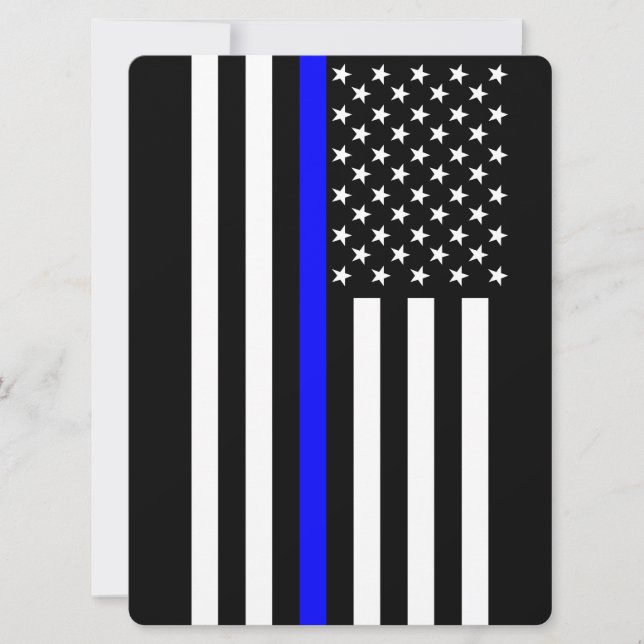 Thin Blue Line amerikanischer Stil (Vorderseite)