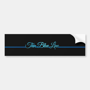 Thin Blue Line Autoaufkleber
