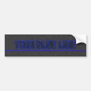 Thin Blue Line Autoaufkleber