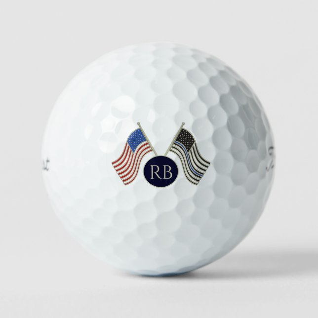 Thin Blue Line Balls Golfball (Vorderseite)