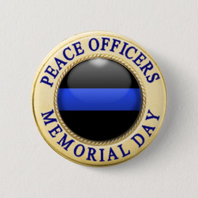 Thin Blue Line Button (Vorderseite)