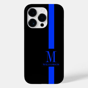 Thin Blue Line Custom Monogram Case-Mate iPhone Hülle
