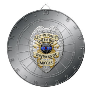 Thin Blue Line Dartscheibe
