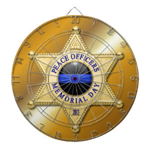 Thin Blue Line Dartscheibe