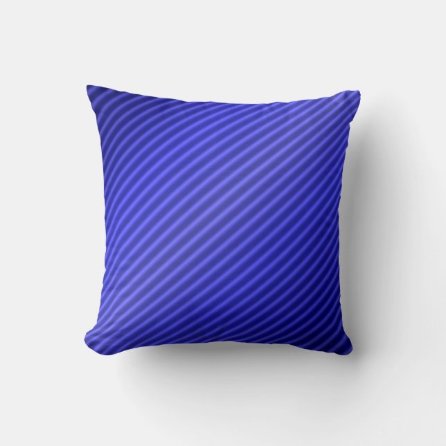 Thin Blue Line - Eindeutige Designs Kissen (Vorderseite)
