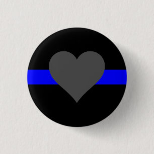 Thin Blue Line - Für diejenigen, die bedienen Button