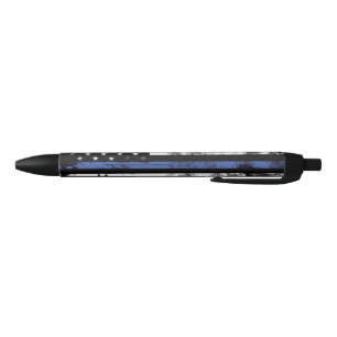 Thin Blue Line Grunge Flag Rechtsdurchsetzung Pen Kugelschreiber