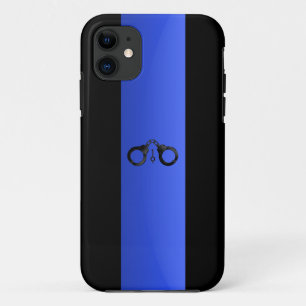 Thin Blue Line & Handschellen Case-Mate iPhone Cas Hülle