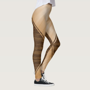 Thin Blue Line - Holzeinlage Leggings