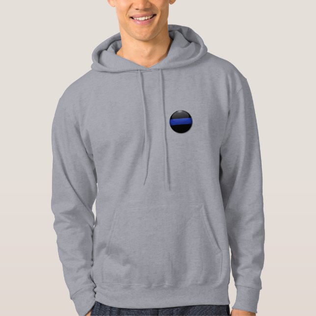 Thin Blue Line Hoodie (Vorderseite)