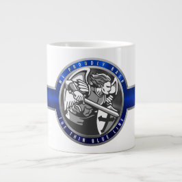Thin Blue Line Jumbo-Tasse