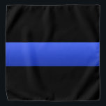 Thin Blue Line Large Pet Halstuch<br><div class="desc">Fügen Sie Ihren eigenen Text zu diesem leeren Thin Blue Line Haustier Bandana hinzu oder verlass ihn so, wie er ist. Dies ist ein großartiges Accessoire für Ihre Polizei K9 (oder auch für Sie). Unser schönes hochauflösendes Kunstwerk ist in keinem anderen Online-Shop erhältlich. Seien Sie stolz darauf, dieses universelle Symbol...</div>