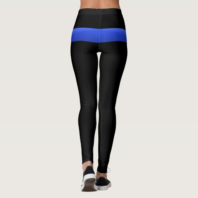 Thin Blue Line Leggings (Rückseite)