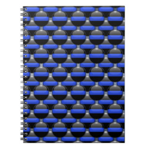 Thin Blue Line Notizblock