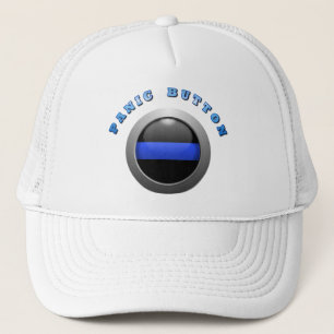 Thin Blue Line - Panic Button Truckerkappe