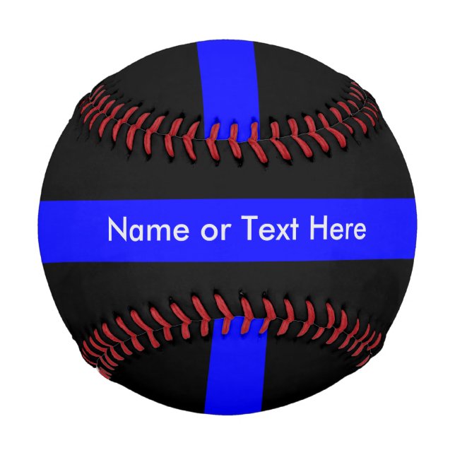 Thin Blue Line Police Baseball (Vorderseite)
