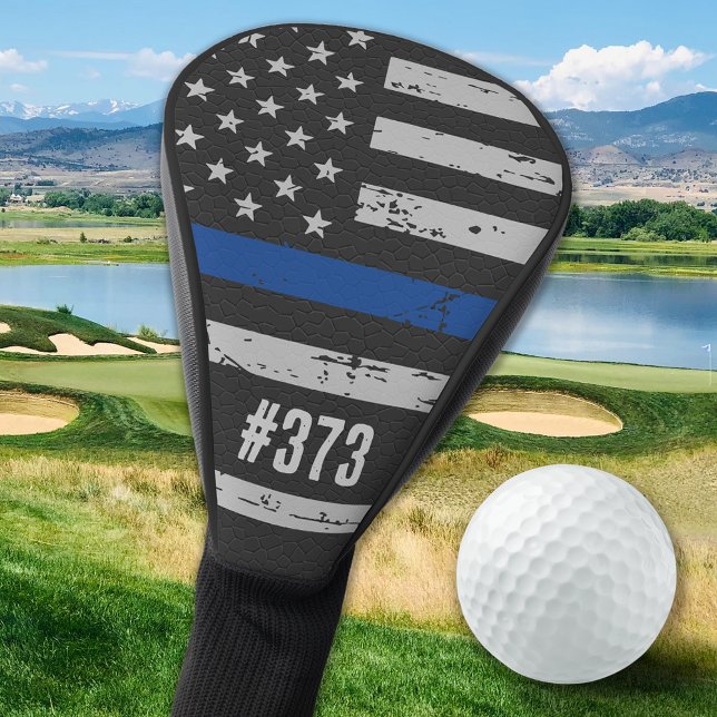 Thin Blue Line Police Golf Headcover (Von Creator hochgeladen)