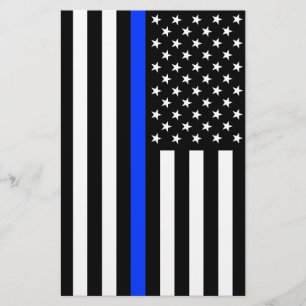 Thin Blue Line Polizei-Flagge Flyer