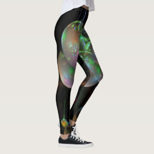 Thin Blue Line - Space Bubbles Leggings
