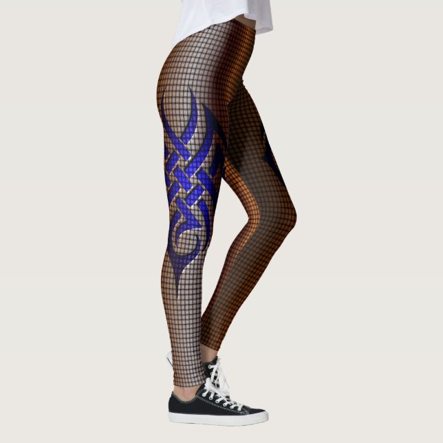 Thin Blue Line - Sternexplosion Leggings (Rechts)