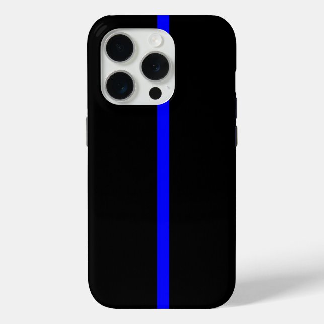 Thin Blue Line Symbol auf einem Symbol Case-Mate iPhone Hülle (Rückseite)