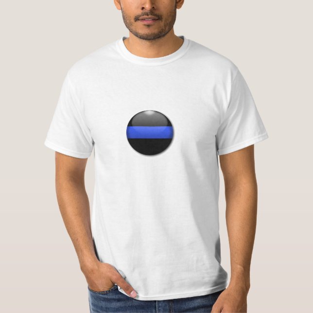 Thin Blue Line T-Shirt (Vorderseite)