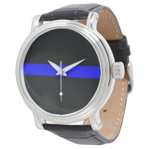 Thin Blue Line Watch für Men Armbanduhr