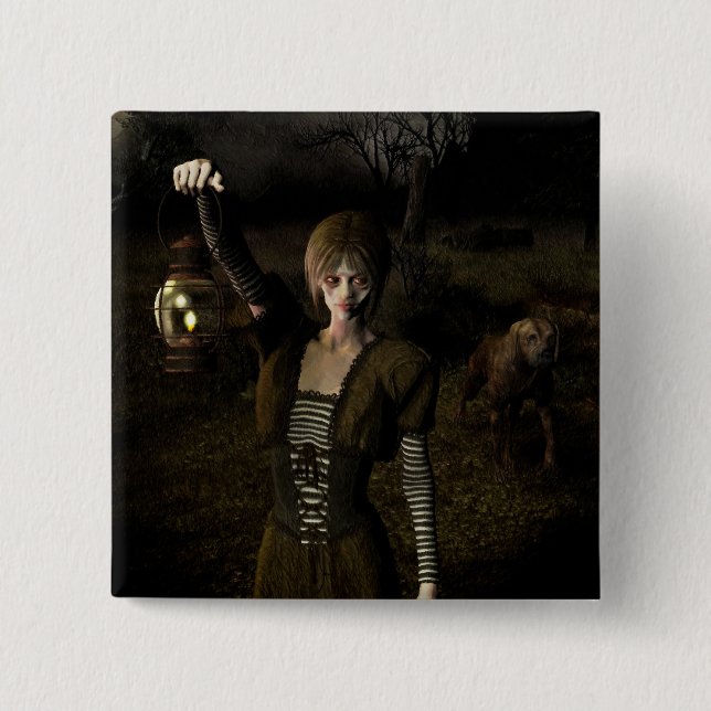 Thin female carrying lamp button (Vorderseite)