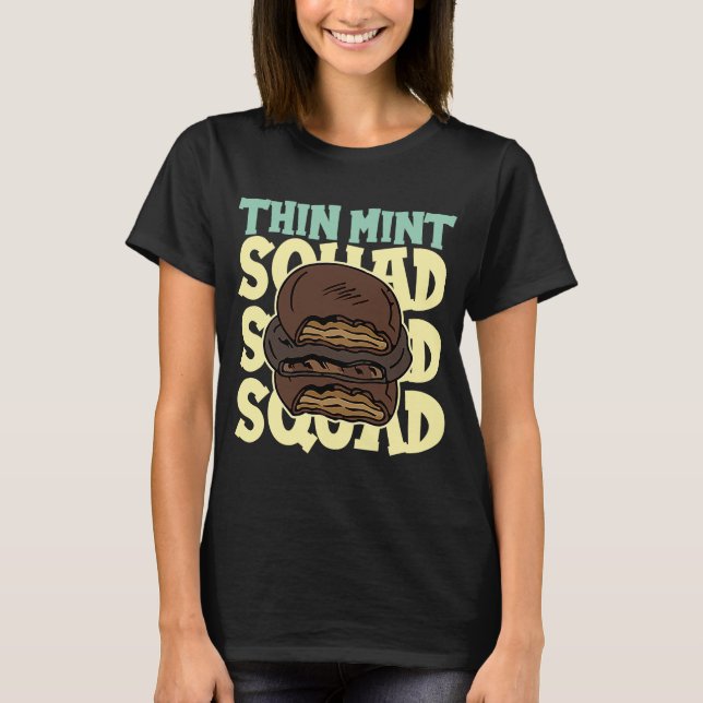 Thin Mint Squad Cookie Backkohl T-Shirt (Vorderseite)