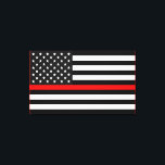 Thin Red Line American Flag Leinwanddruck<br><div class="desc">Thin Red Line ist ein Symbol used by firefighters.</div>