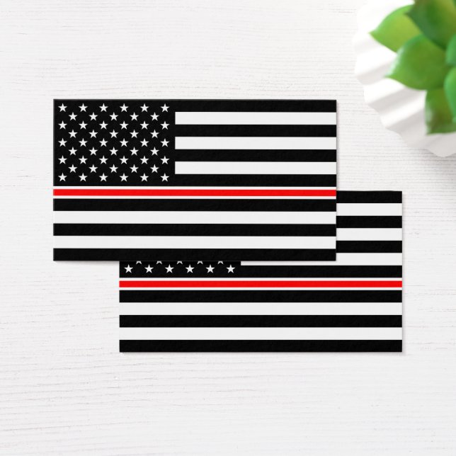 Thin Red Line Flag: Feuerwehrheldengedächtnis (Schreibtisch)
