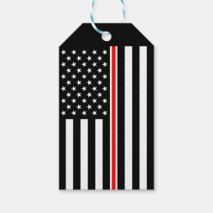 Thin Red Line Flag: Feuerwehrmann Heldengedenkfeie Geschenkanhänger