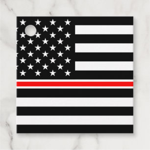 Thin Red Line Flag: Feuerwehrmann Heldengedenkfeie Geschenkanhänger