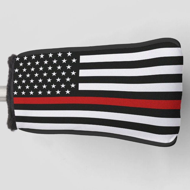 Thin Red Line-Flagge Golf Headcover (Vorderseite)