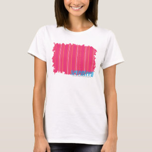 Thin Stripes Magenta 2 T-Shirt