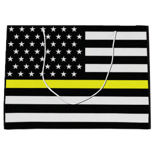Thin-Yellow-Line-Dispatcher-Flag Große Geschenktüte