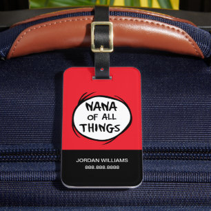 Thing Eins Thing Zwei - Nana aller Dinge Gepäckanhänger