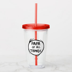 Thing Eins Thing Zwei - Papa aller Dinge Acryltrinkbecher