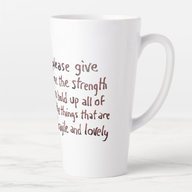 Things Fragile and Lovely mug Milchtasse (Rechts)