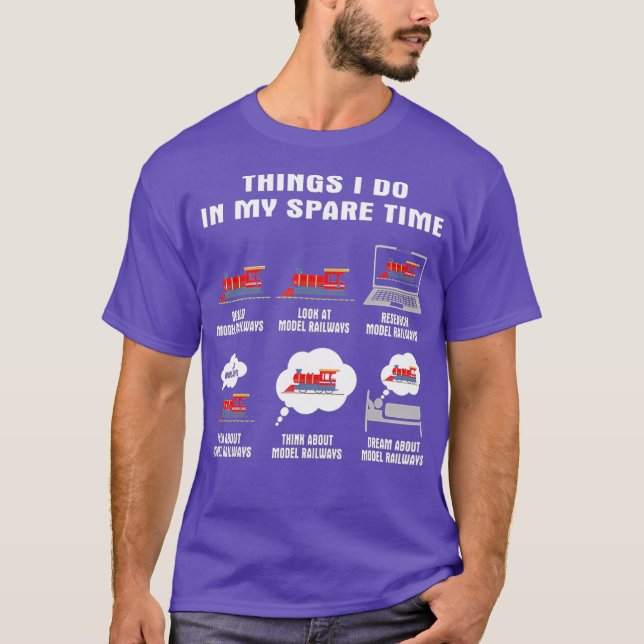 Things I Do In My Spare Time Build Model T-Shirt (Vorderseite)