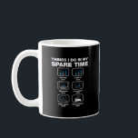Things I Do In My Spare Time Data Science Big Data Kaffeetasse<br><div class="desc">Are you a math or computer science student? Do u live to analyze data, love data analysis and analytics? This t shirt was designed for those who love statistics, engineers, behavior scientist and developers who are geeks for big data.. This funny p-value T-Shirt is the perfect gift for, survivor, grad...</div>